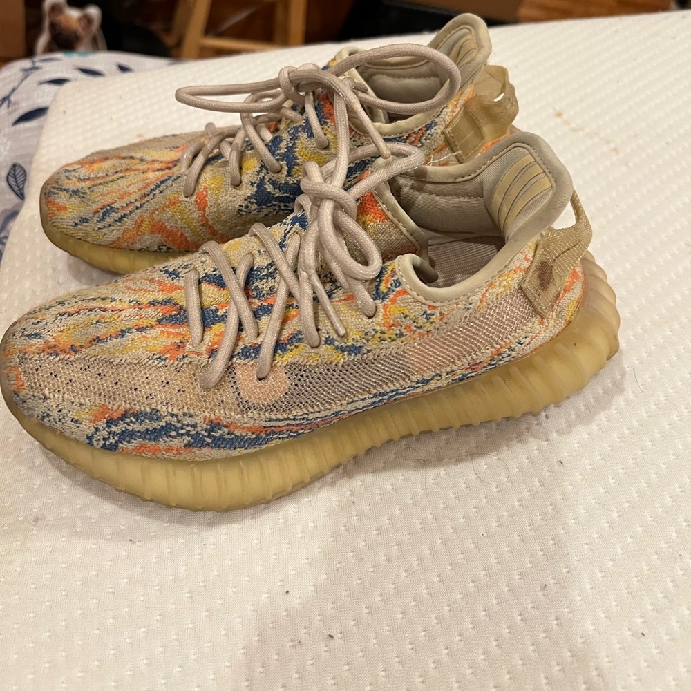 adidas Kids Beige and Blue Sneakers